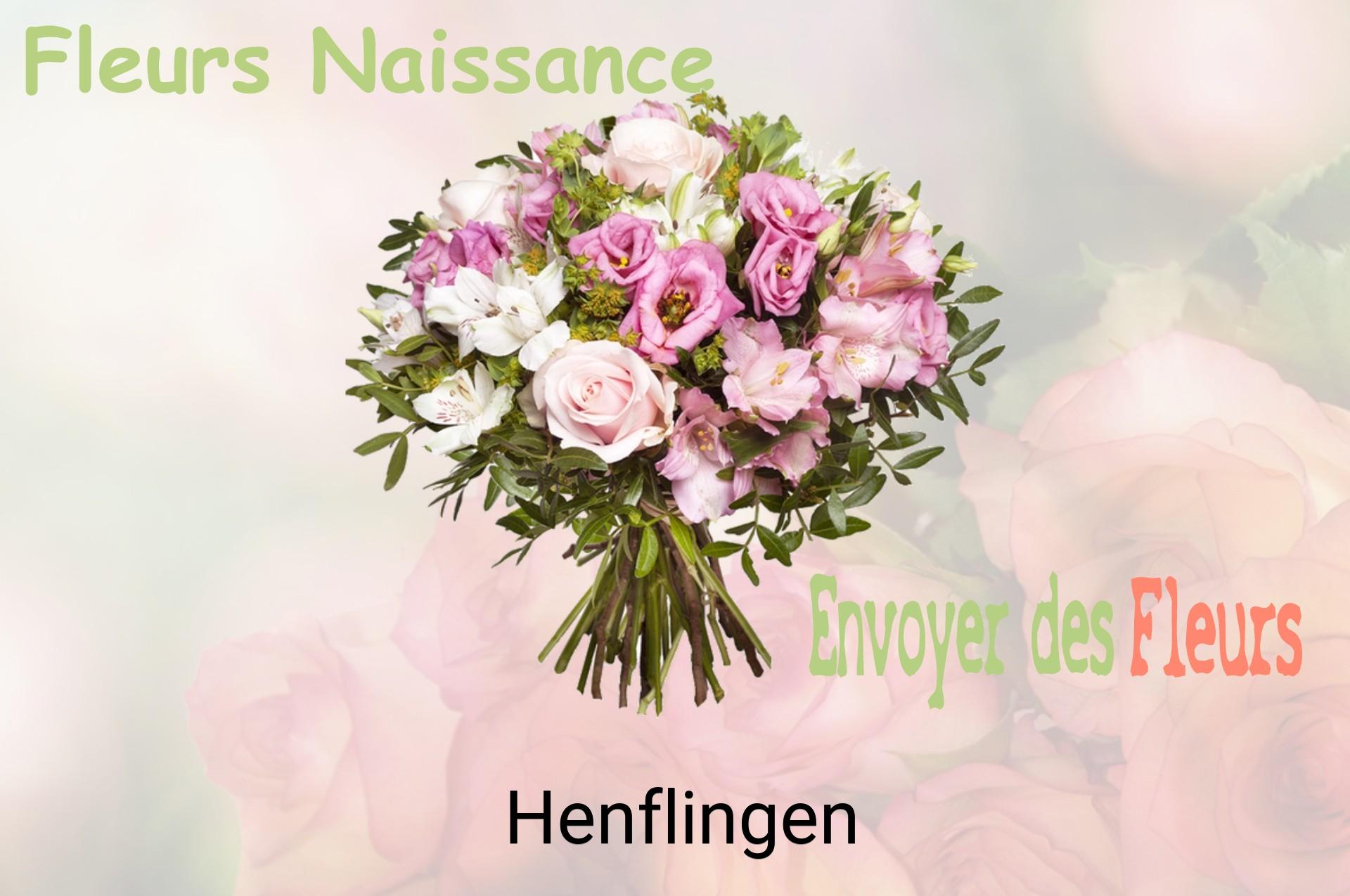 Bouquet de fleurs de naissance livré à Henflingen
